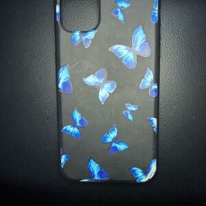 Butterfly Pattern Phone Case - Black and Blue
iPhone 11